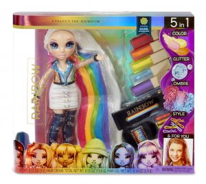 MGA L.O.L. Rainbow High Vlasové studio s panenkou