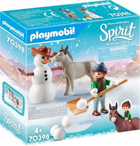 Playmobil 70398 Spirit Radost ze sněhu se Šmikem a Seňorem Mrkvičkou