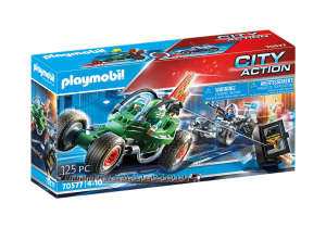 Playmobil 70577 Policejní motokára: Pronásledování lupiče trezoru