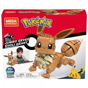 Mattel Pokémon Mega Construx Jumbo Eevee 29 cm GMD34