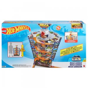 Hot Wheels City Vylepšená Mega garáž