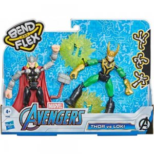 Hasbro AVENGERS BEND AND FLEX THOR VS LOKI