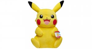 JAZWARES Pokémon Plyšák Pikachu sedící 20 cm