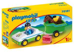 Playmobil 70181 Auto s přívěsem pro koně