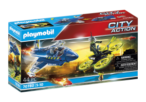 Playmobil 70780 Policejní tryskáč: Pronásledování dronu