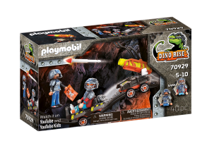Playmobil 70929 Dino Mine Vozík s raketami