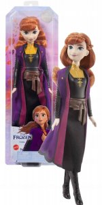 Mattel Frozen Anna v černo-oranžových šatech