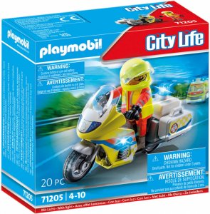 Playmobil 71205 Záchranářský motocykl s blikajícím světlem