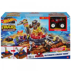 Mattel Hot Wheels Monster trucks aréna bone shaker finále HNB96 TV