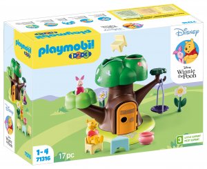 Playmobil 1.2.3  71316 Domeček na stromě Medvídka Pú a Prasátka