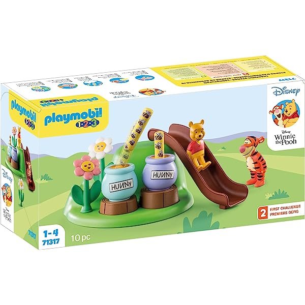 Playmobil 71317 1.2.3 & Disney: Včelí zahrada Medvídka Pú a Tygříka