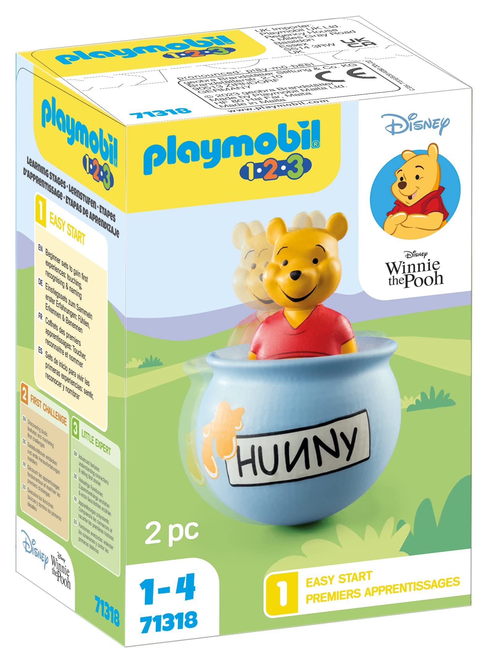 Playmobil 71318 1.2.3 & Disney: Medovník Medvídka Pú