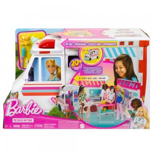 Mattel Barbie Sanitka a klinika 2 v 1 HKT79
