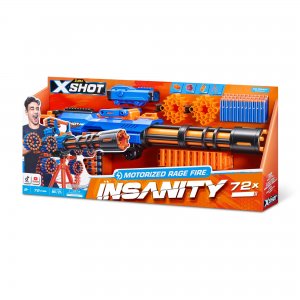 Zuru X-Shot Insanity Motorized Rage Fire 36605
