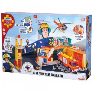 Simba Hasič Sam Mega Fire Brigade station XXL