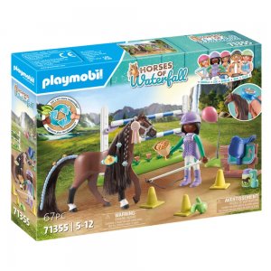 Playmobil 71355 Zoe Blaze s turnajovým hřištem