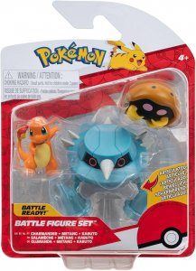 Jazwares Pokémon Bitevní Sada Kabuto Charmander Metang